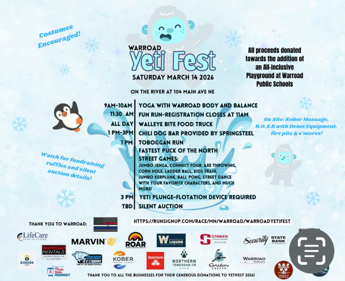 Warroad Yeti Fest ’26 Raises Funds For New Project